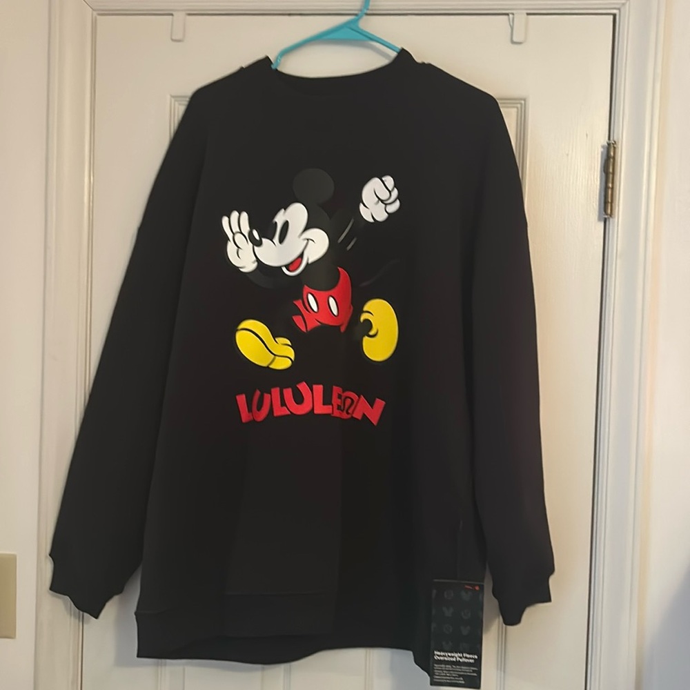 NWT Disney x Lululemon fleece oversized pullover